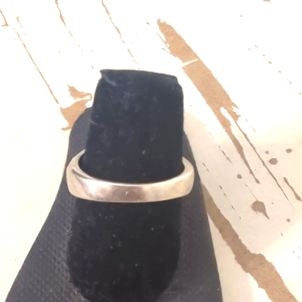 Vintage Sterling Silver Amethyst & Opal Inlay Ring – Size [ 6 ] - Picture 4 of 7